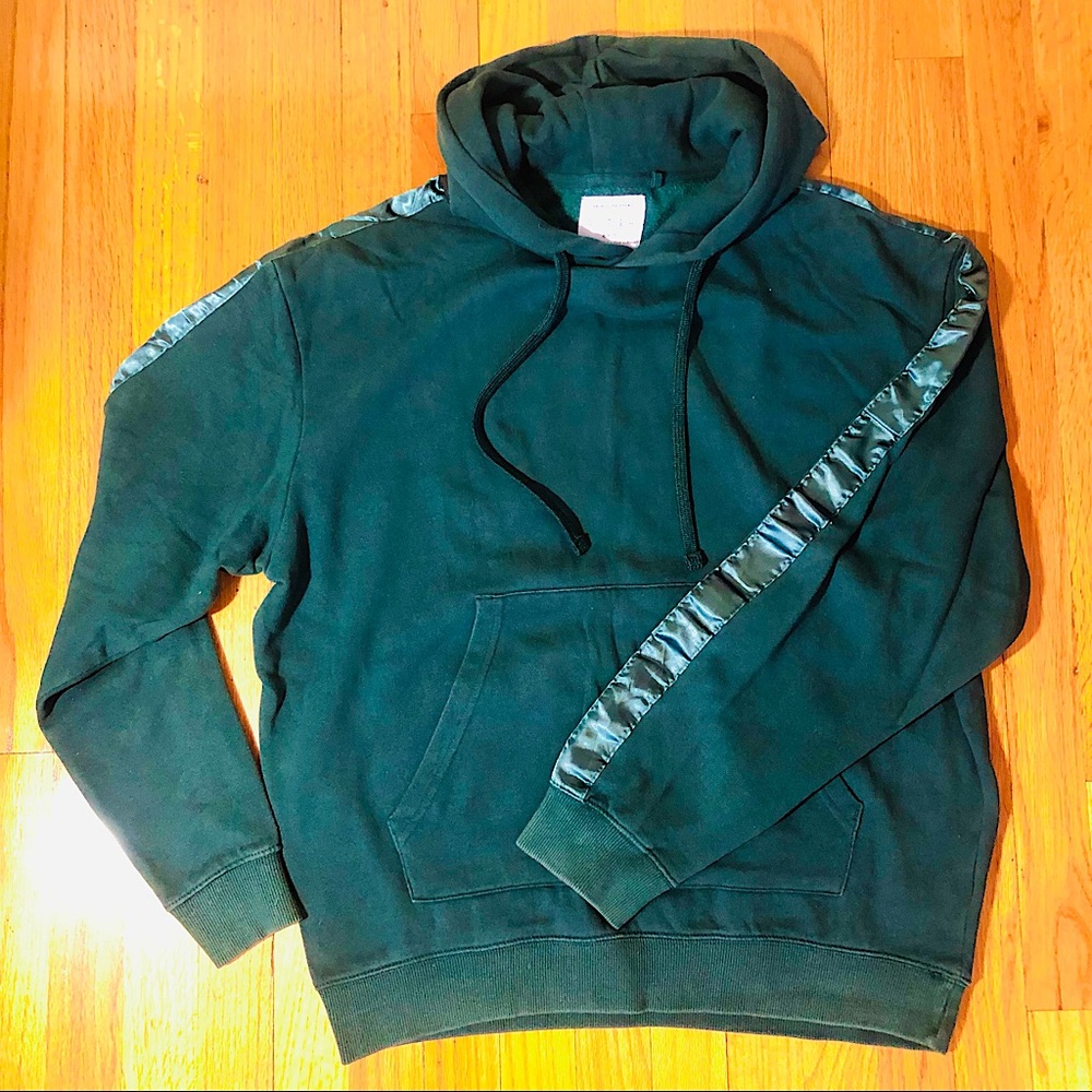 Urban Outfitters Hoodie with Satin Trim on Sleeves